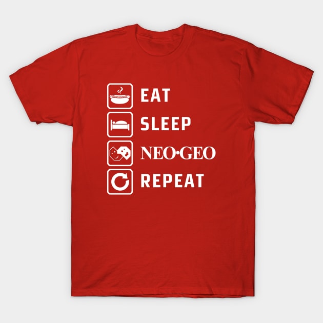 Eat Sleep Neo-Geo Repeat T-Shirt by CCDesign